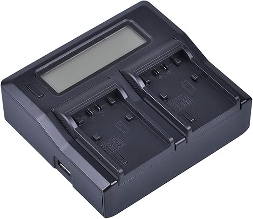 FOTON POWER NP-F970 Dual Channel Digital Camera Battery Charger w/LCD Display for Sony NP-F550/F750/F950/ NP-FM50/FM500H/QM71 Digital Charger LCD Fast Auto Cut Camera Battery Charger Brand: Smart Pro