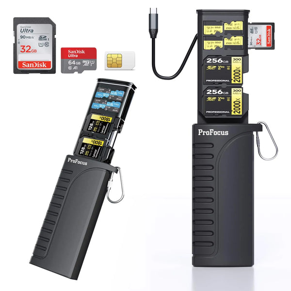 ProFocus CardSafe ProReader High-Speed SD/TF Card Reader